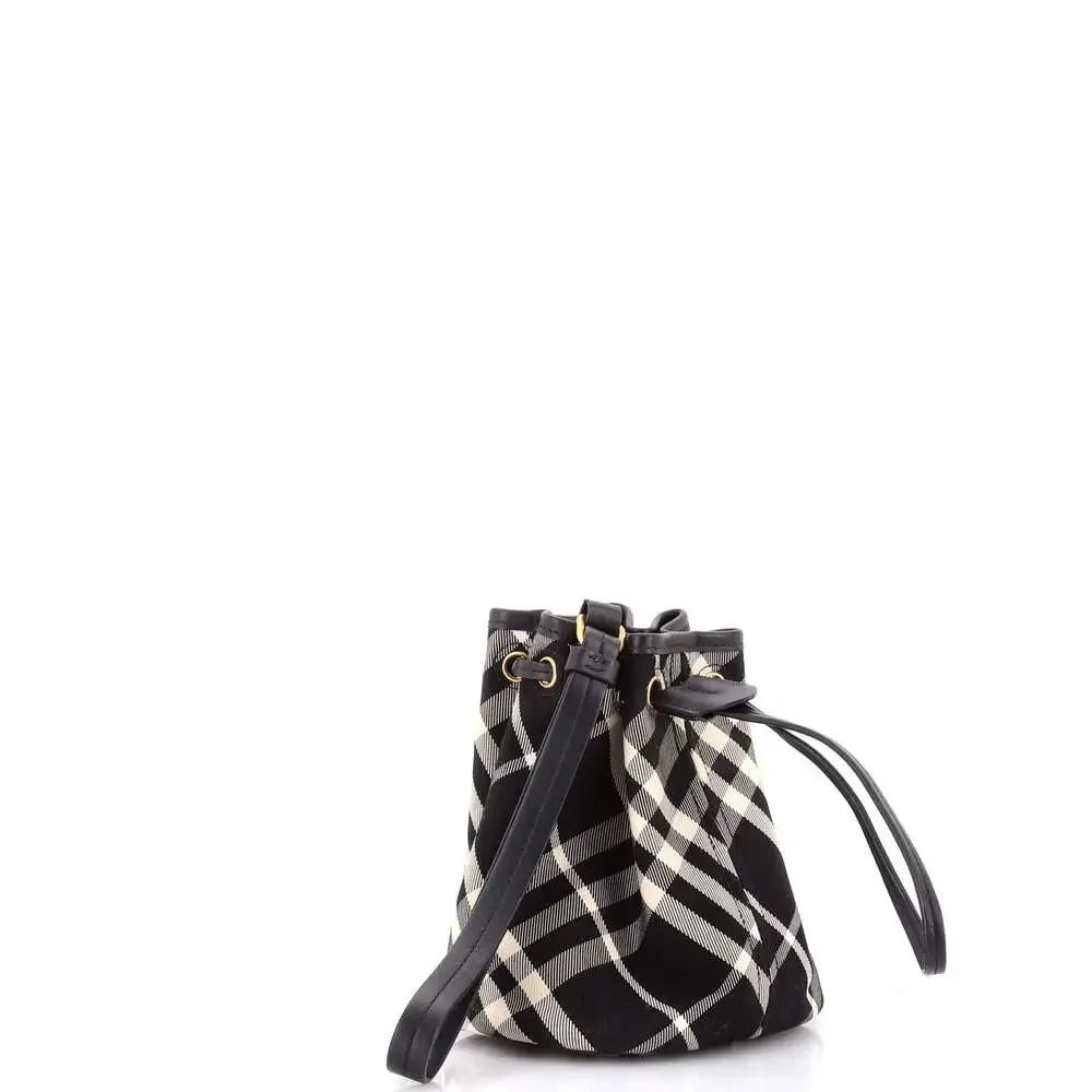 Burberry Wristlet Bucket Bag Check #235058B62B - Picture 2 of 6